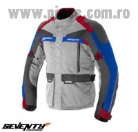Geaca (jacheta) barbati Racing Seventy vara/iarna model SD-JT43 culoare: alb/rosu/albastru – marime: 5XL